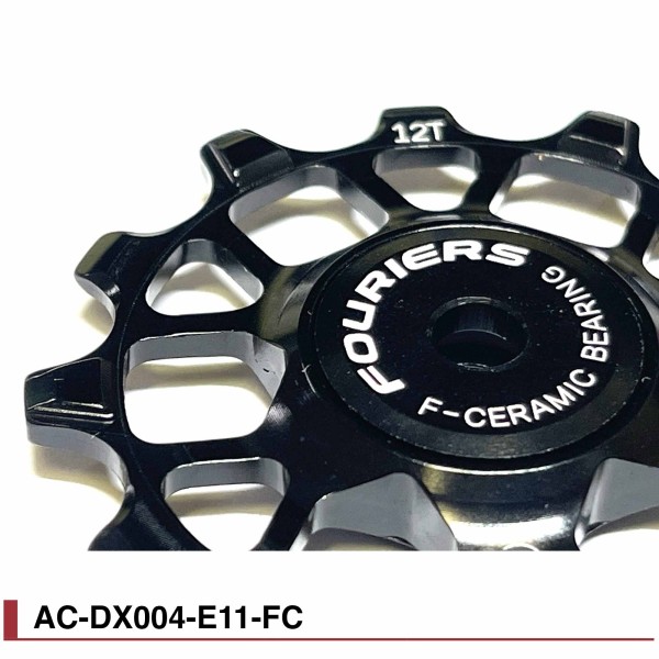 Galets Full Ceramic Fouriers 12-12T SRAM e-Tap AXS 12 speed noir