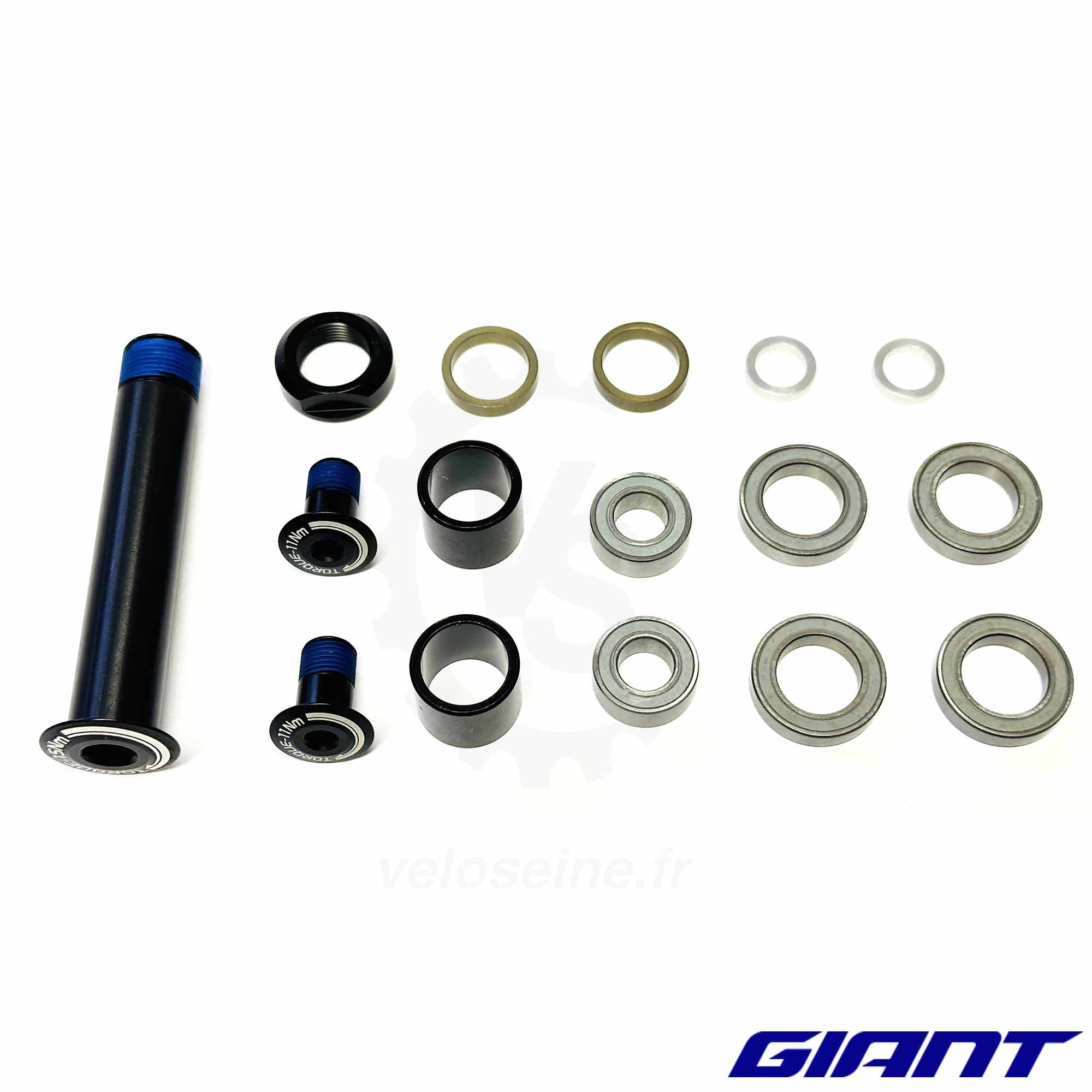Kit roulements et axes amortisseur VTT GIANT Trance X 2022