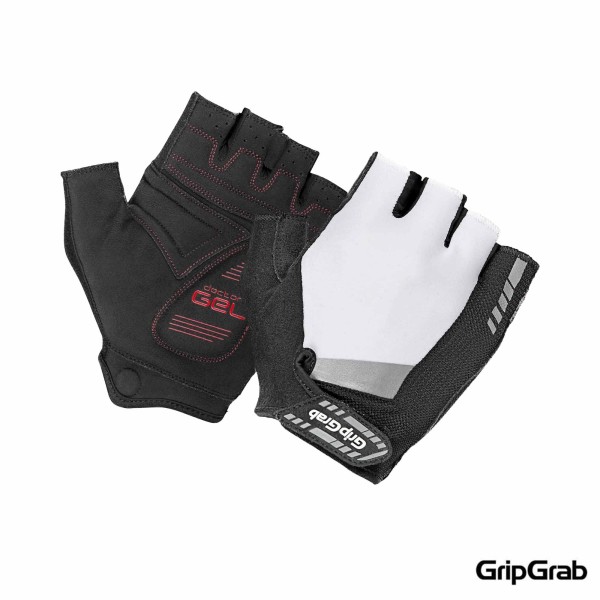 Gants été rembourrés SuperGel GripGrab 1005 blanc