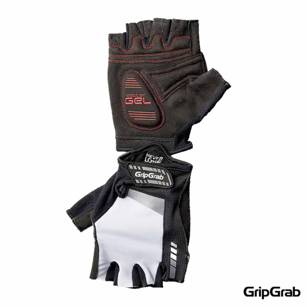 Paire Gants été rembourrés SuperGel GripGrab 1005 blanc