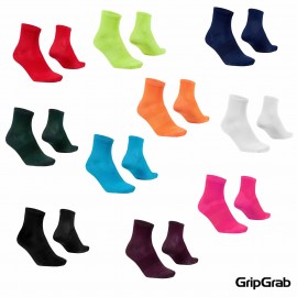 Chaussettes d'été courtes légères Airflow GripGrab couleurs assorties