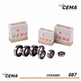 Roulement 687 CEMA Ceramic Hybride
