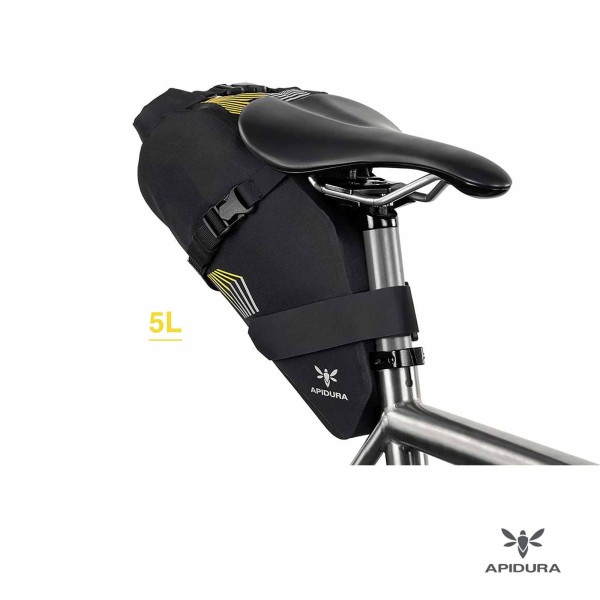 Sacoche de selle APIDURA Racing Saddle Pack 5L fixée sous la selle