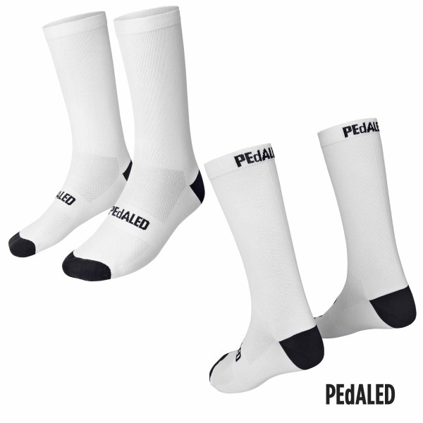 Chaussettes légères PEdALED Essential été blanches