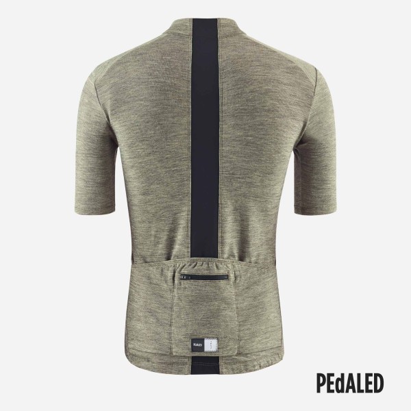 Maillot PEdALED KAIDO Gravel Mérinos mermaid dos