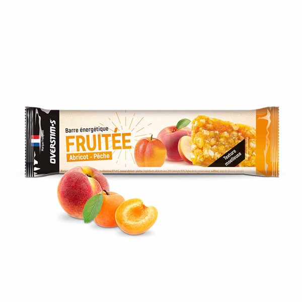 Barre fruitée 32g Abricot-pêche Overstim's
