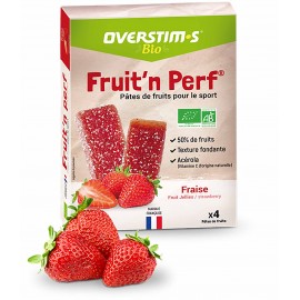 Pâtes de fruits Bio Fruit'n Perf Overstim's x4