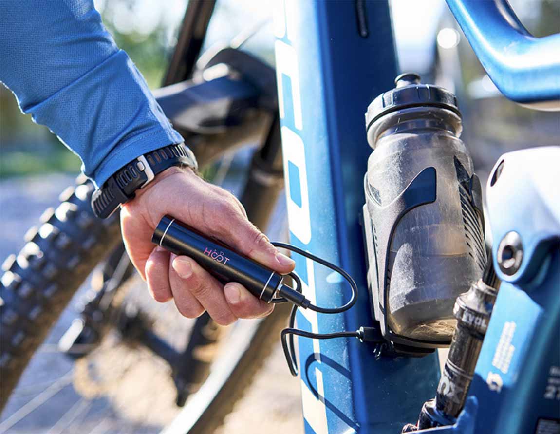 Traceur GPS vélo caché dans potence