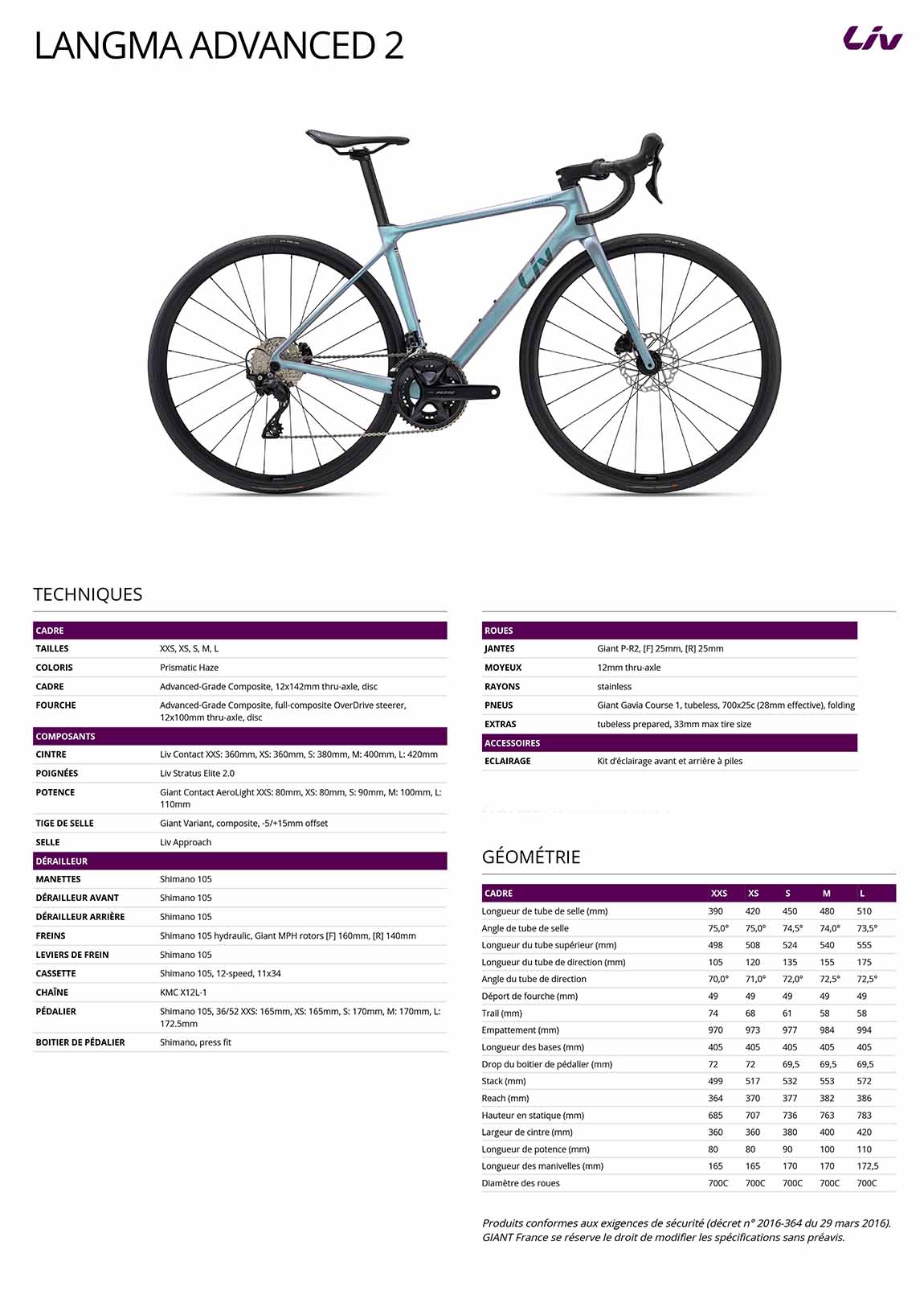 liv langma advanced 2 2025