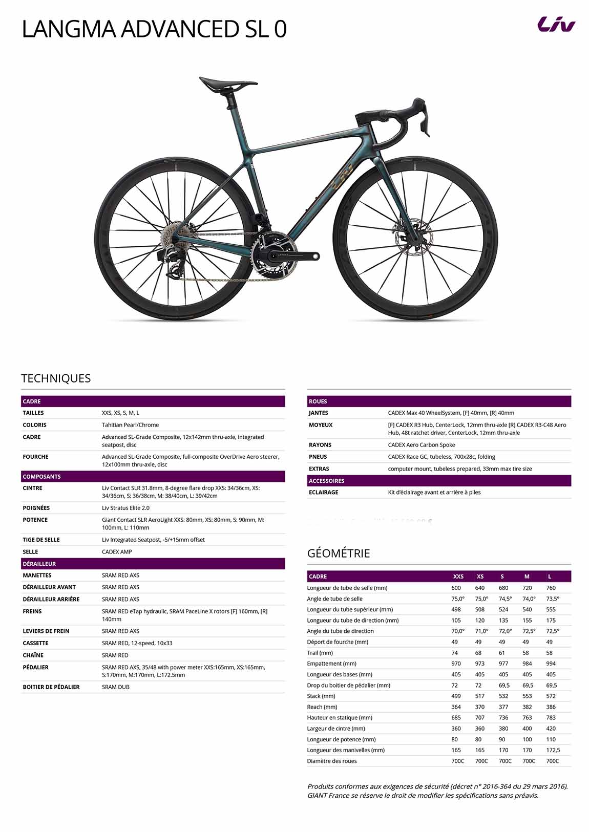 fiche liv langma advanced sl 0 2025