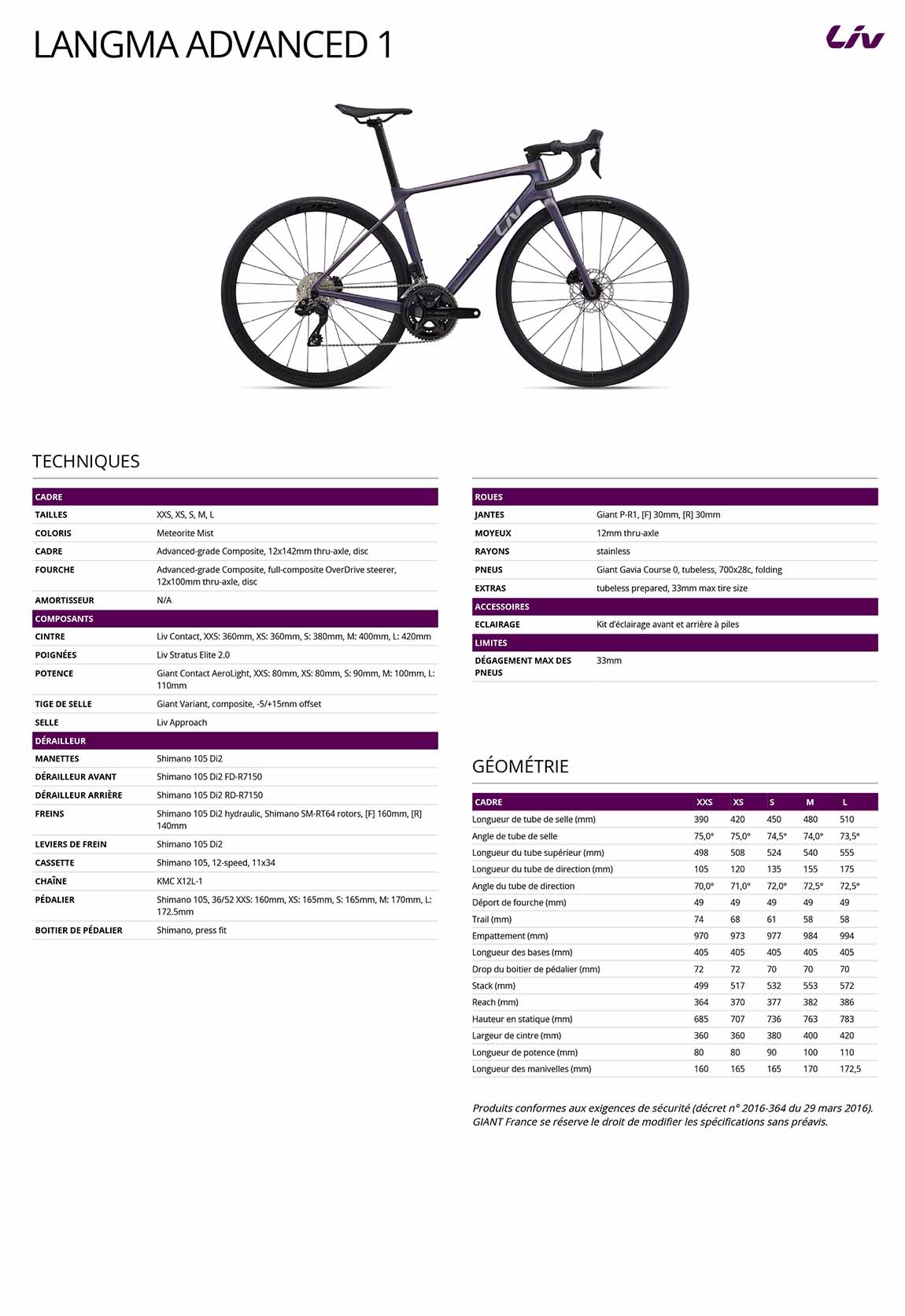 fiche LIV Langma advanced 1 2026