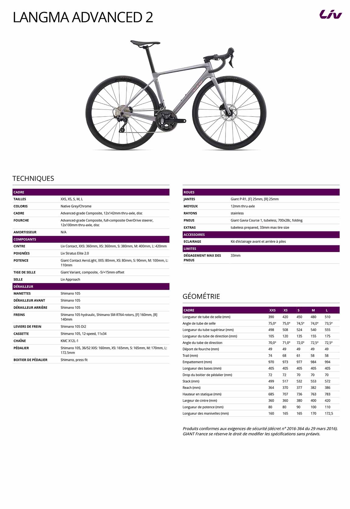 fiche LIV Langma advanced 2 2026