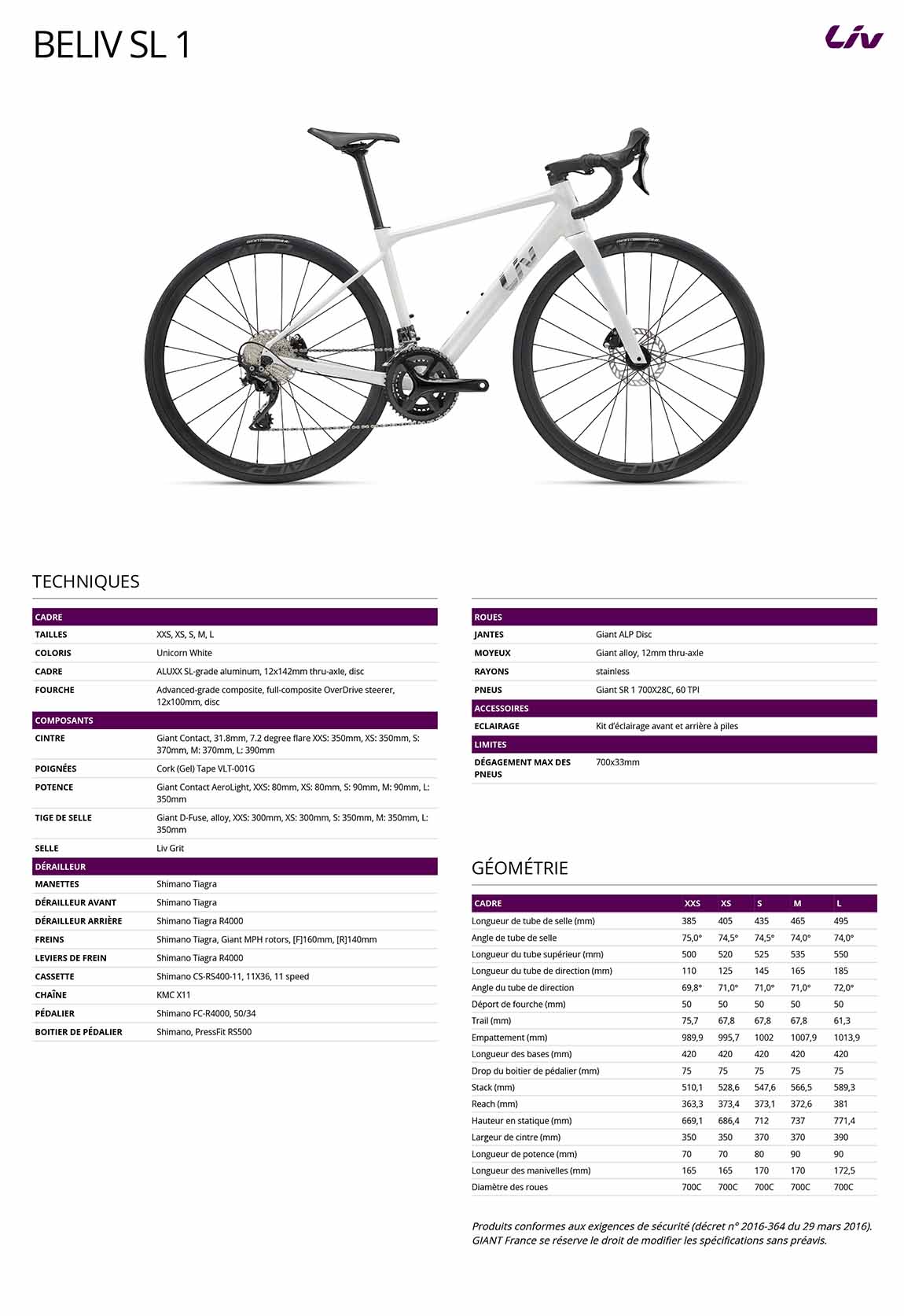 fiche liv beliv sl 1 2027