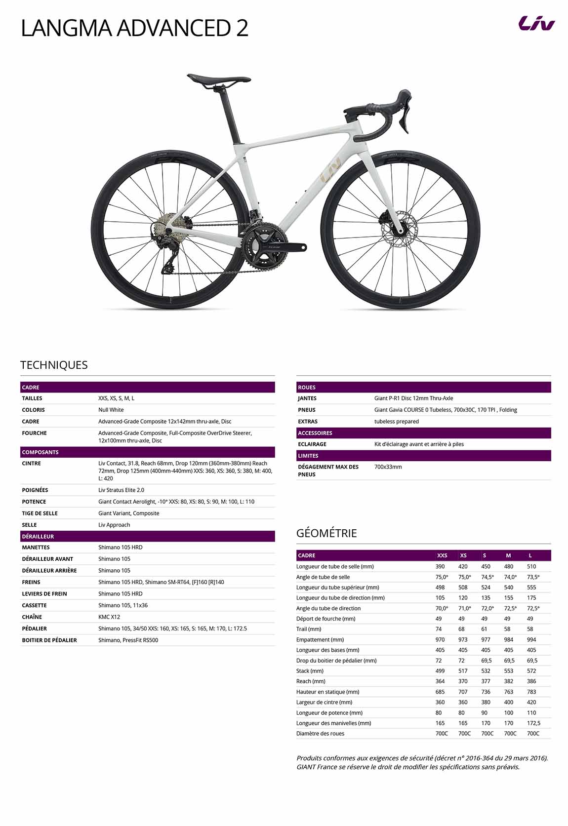fiche liv langma advanced 2 2027