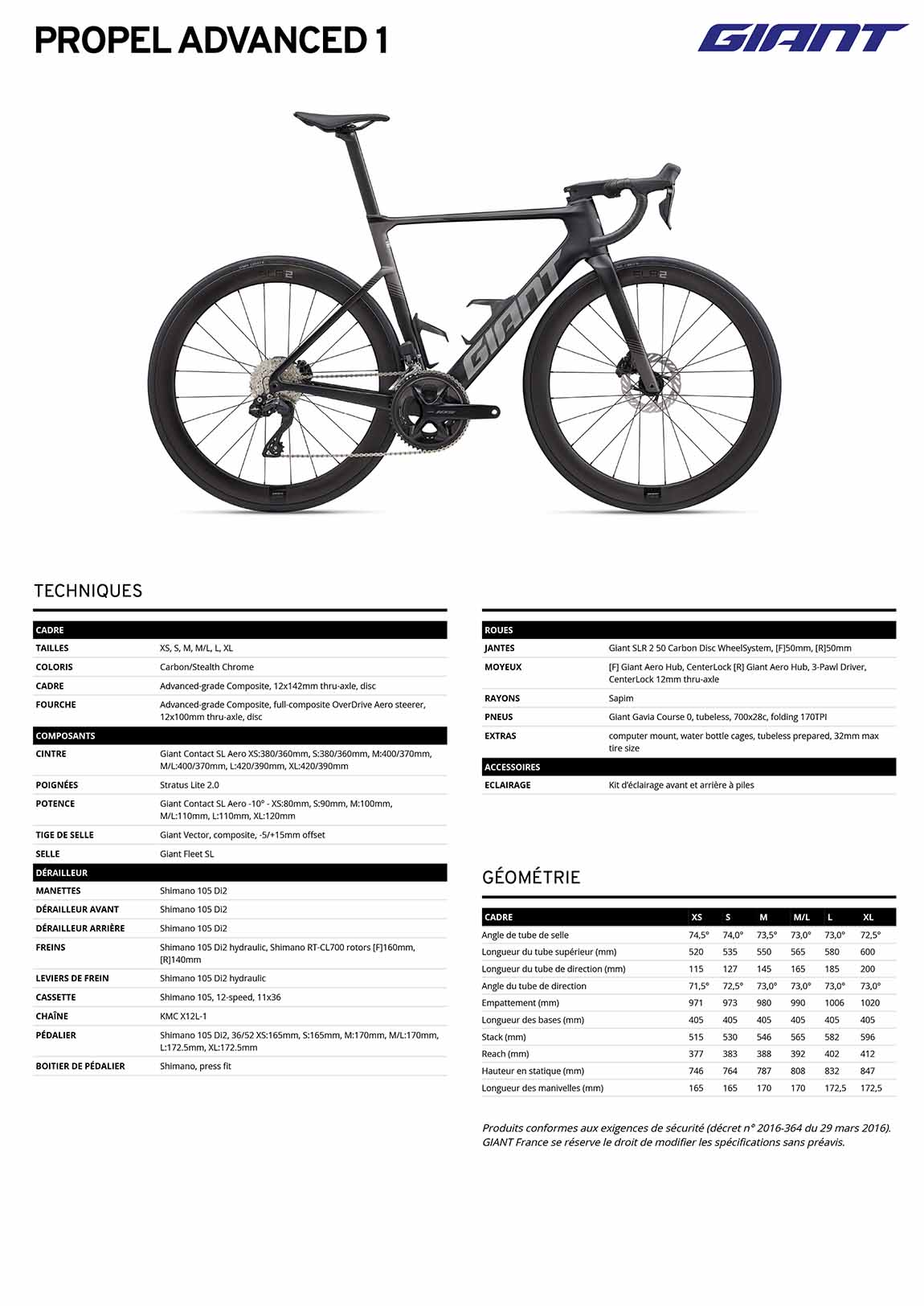 fiche giant propel advanced 1 2027