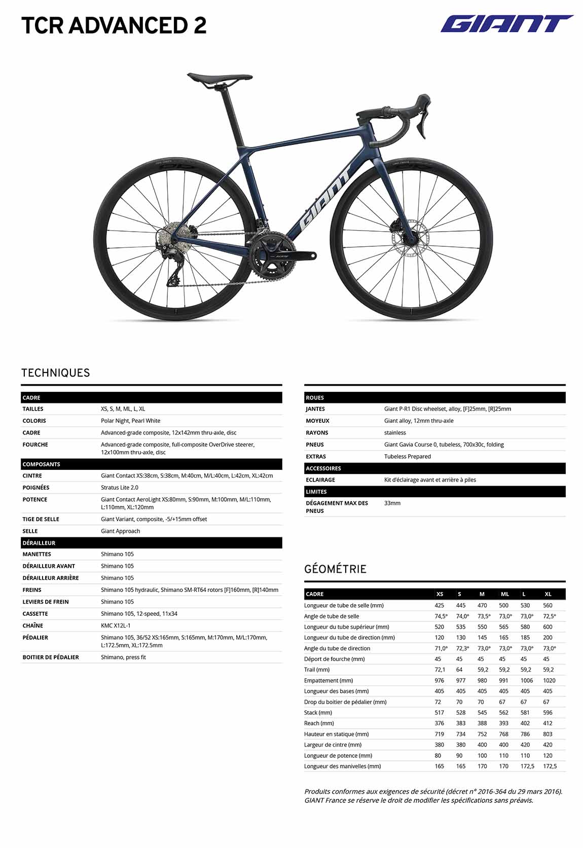 fiche giant tcr advanced 2 2027